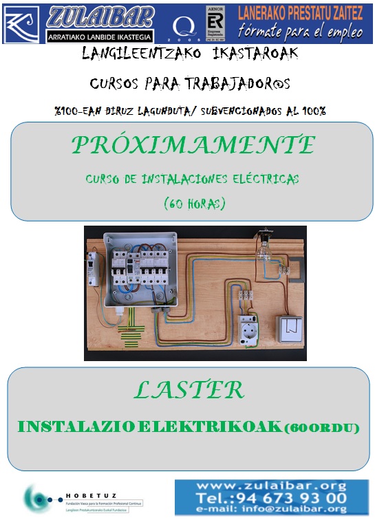 CURSO HOBETUZ INSTALACIONES ELÉCTRICAS