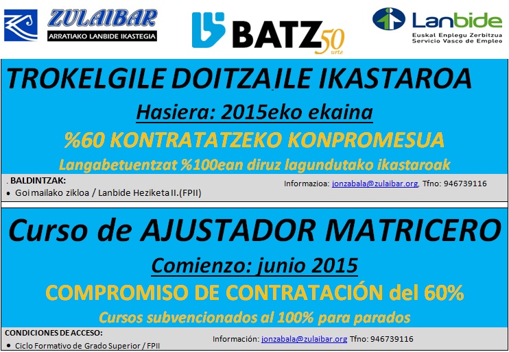 CURSO AJUSTADOR MATRICERO, COMPROMISO DE CONTRATACIÓN