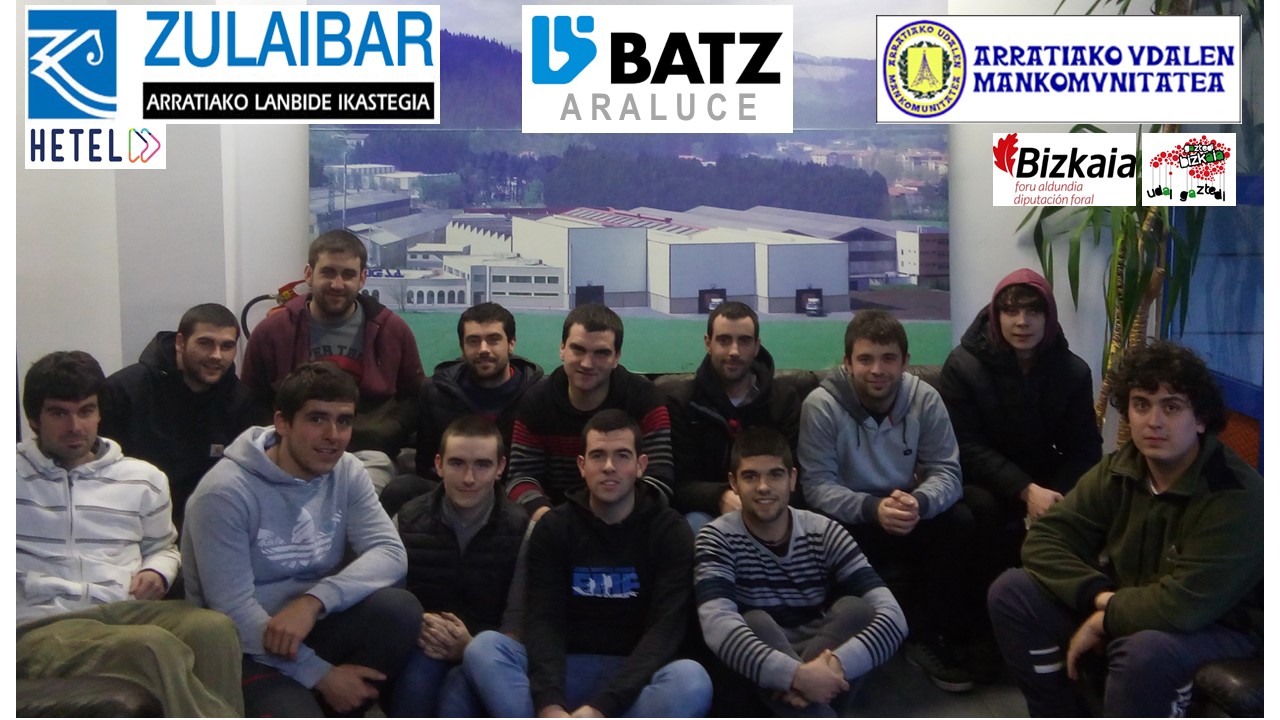 Alumnos de Zulaibar de visita en la empresa Araluce