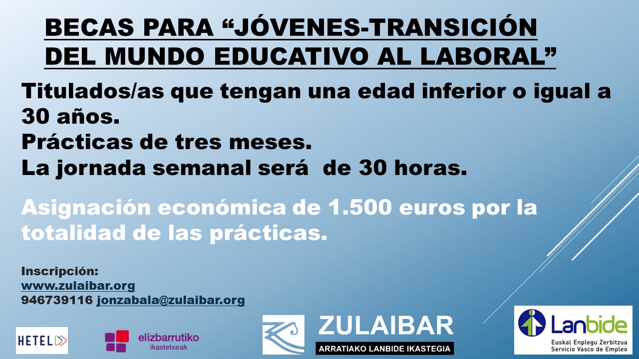 PROGRAMA PILOTO DE PRÁCTICAS PROFESIONALES NO LABORALES EN EMPRESA “JÓVENES-TRANSICIÓN DEL MUNDO EDUCATIVO AL LABORAL” 2017-2018