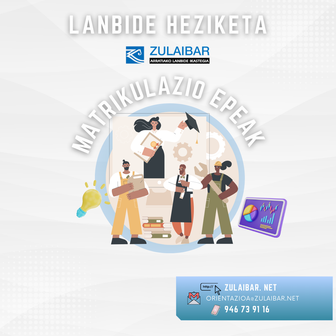 Matrikula epeak Lanbide Heziketan Euskadin